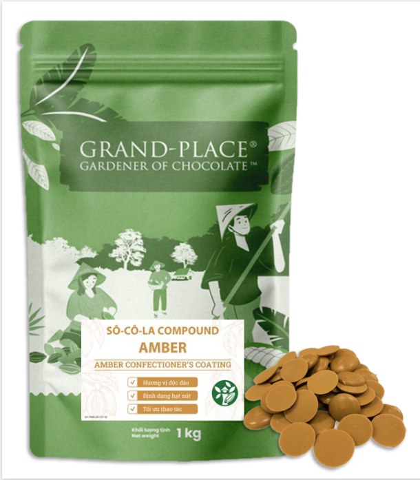 Sô-cô-la compound Amber Y07 CAR 8x1KG - 4027520