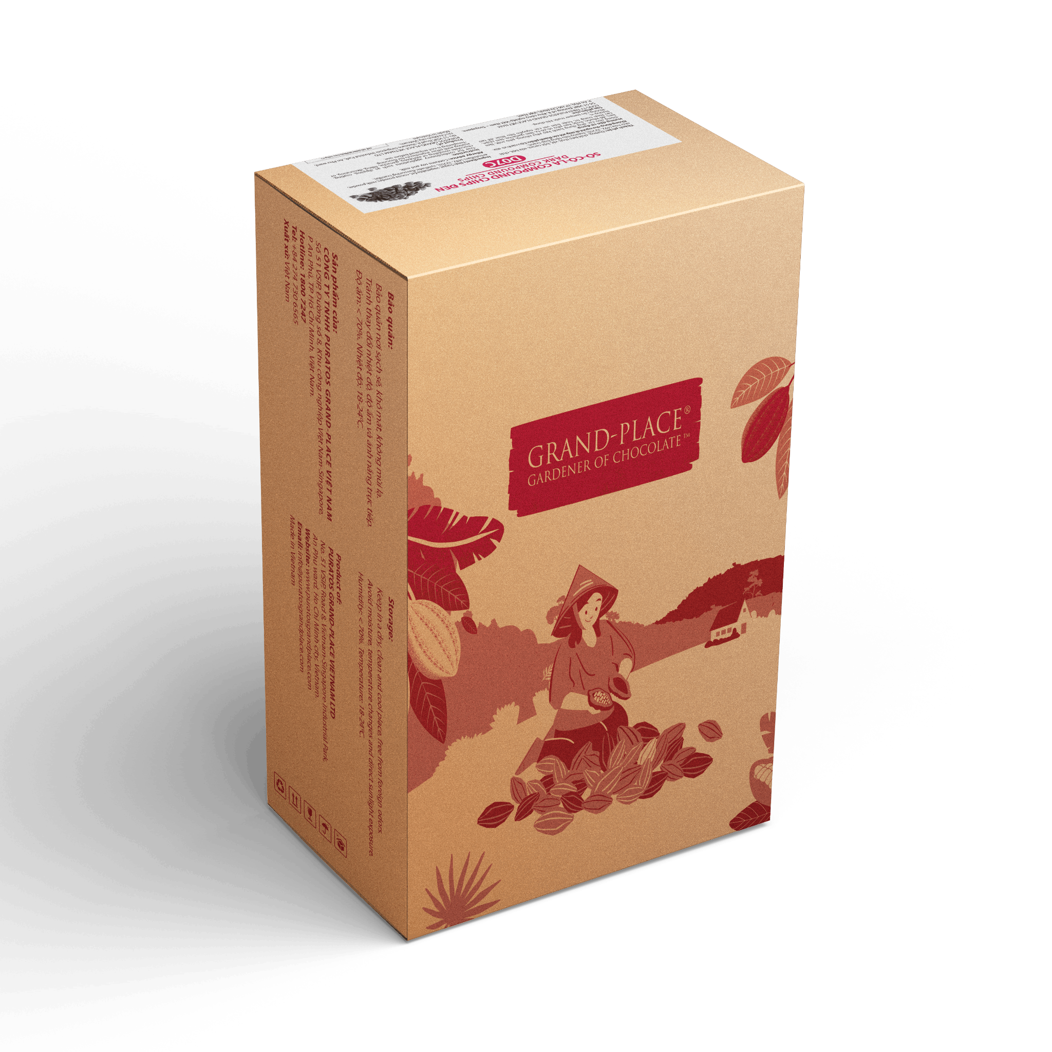 Sô-cô-la Grand-Place Chips Đen  GPD-07C 2.5kg 4116152