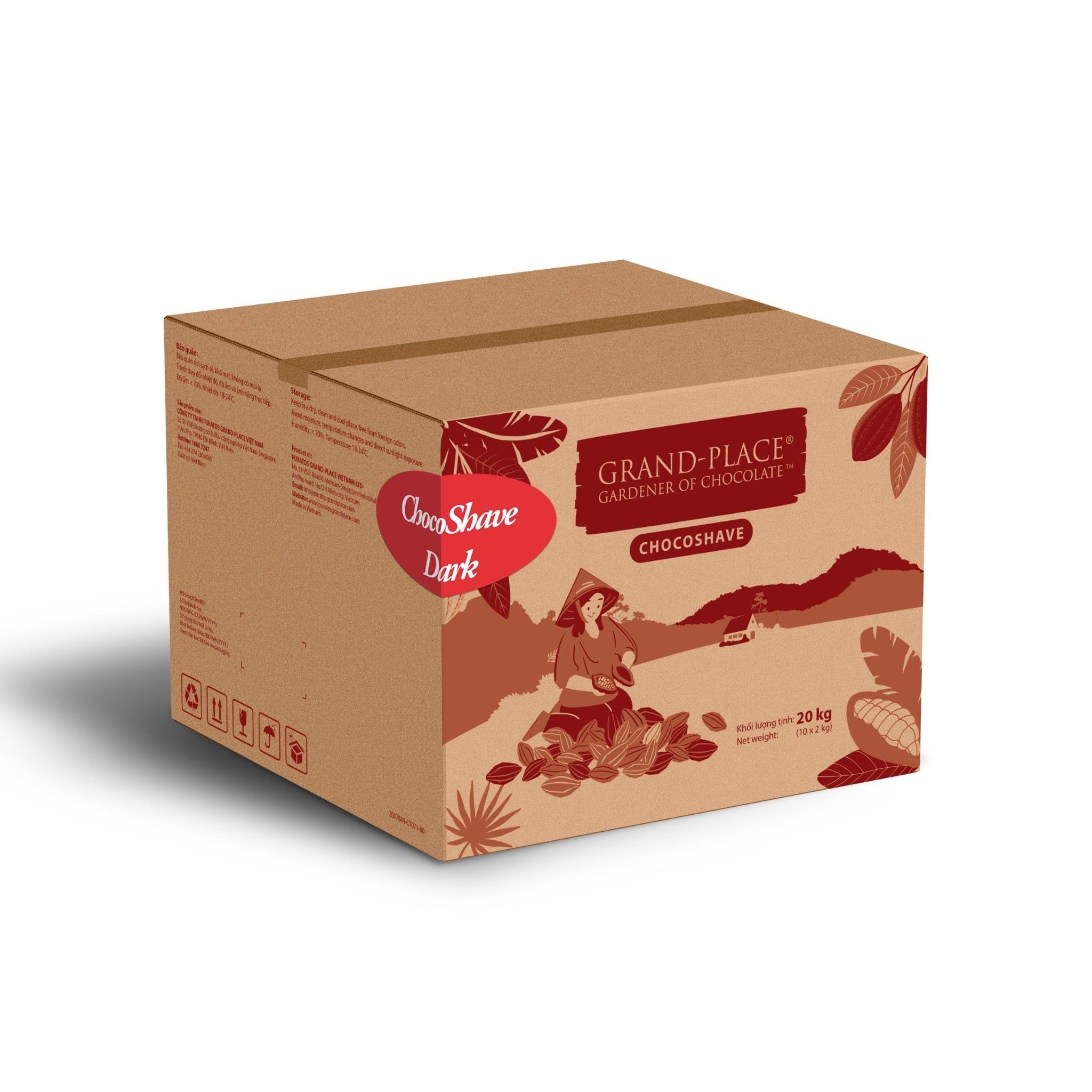 Sô-cô-la Grand-Place Thẻ Đen Chocoshave GPD-013 2kg  4116135