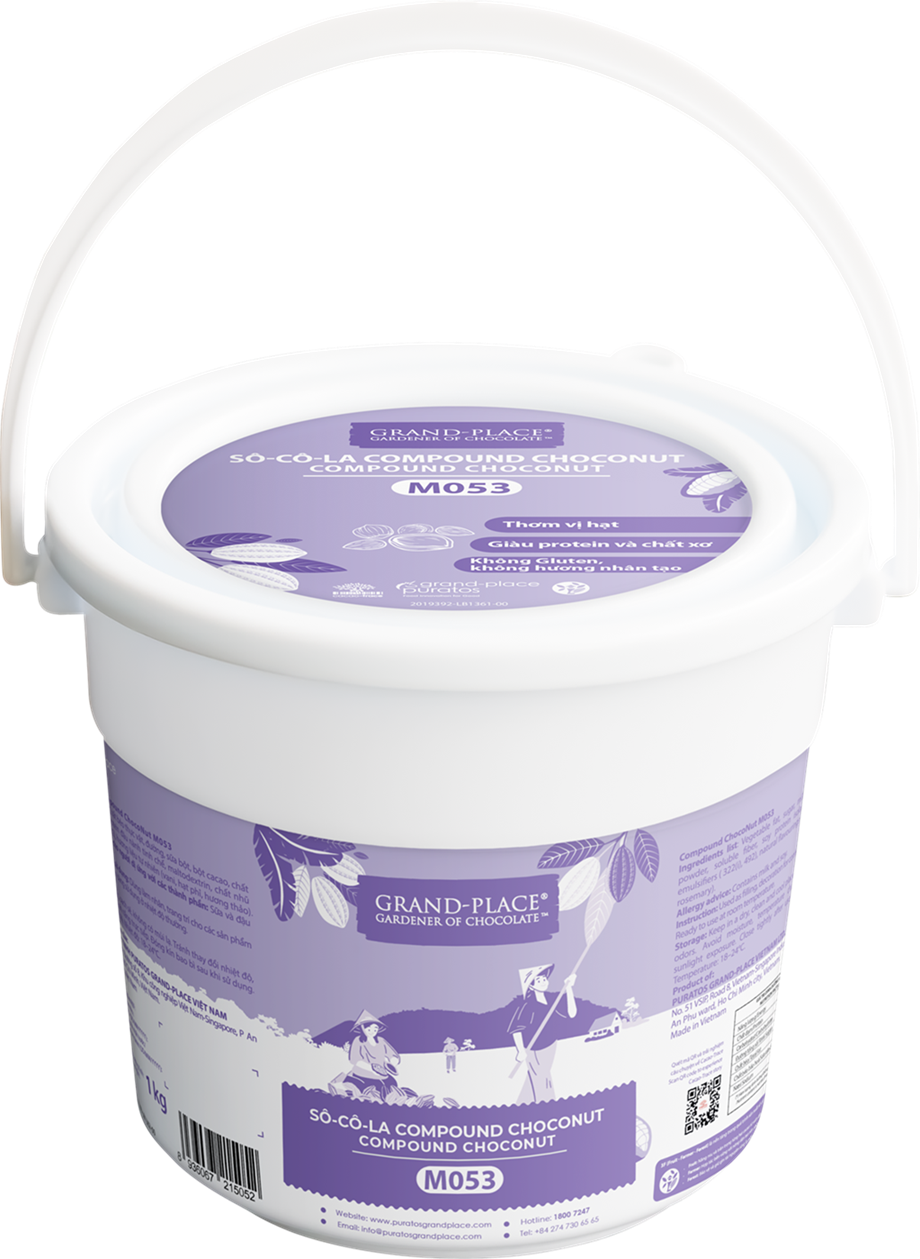 Sô-cô-la compound ChocoNut M053 12x1 KG - 4029153