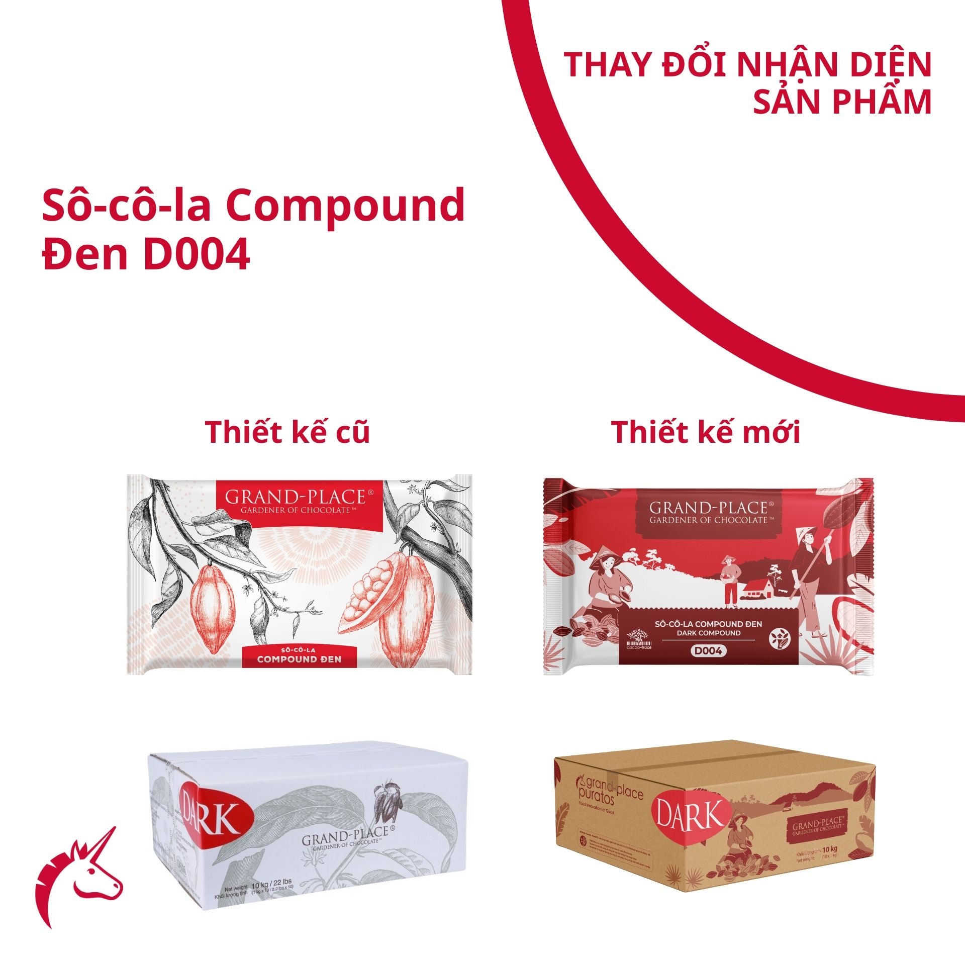 Sô-cô-la Grand-Place Thẻ Đen GPD-004 1kg 4116129