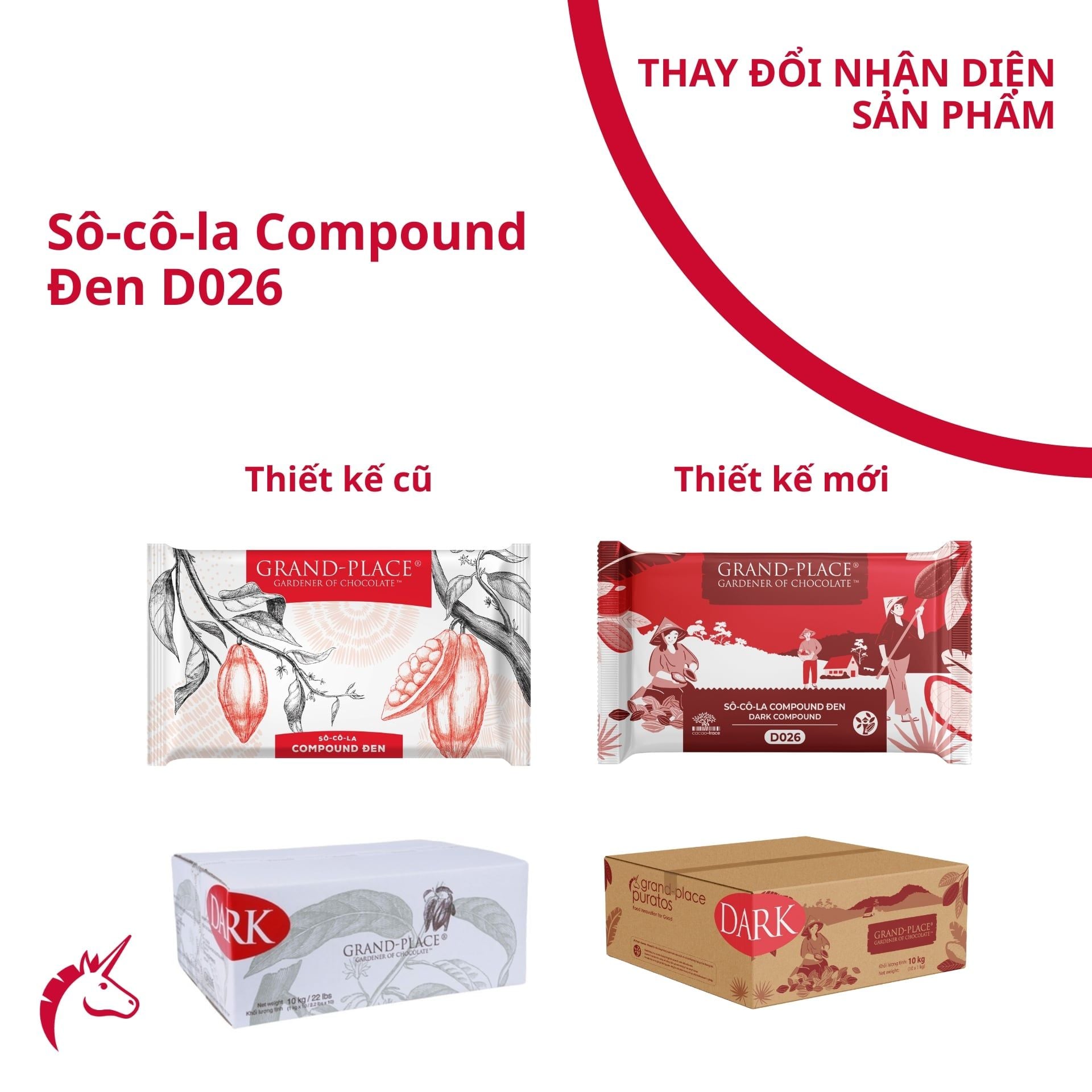 Sô-cô-la Grand-Place Thẻ Đen GPD-026 1kg 4116142