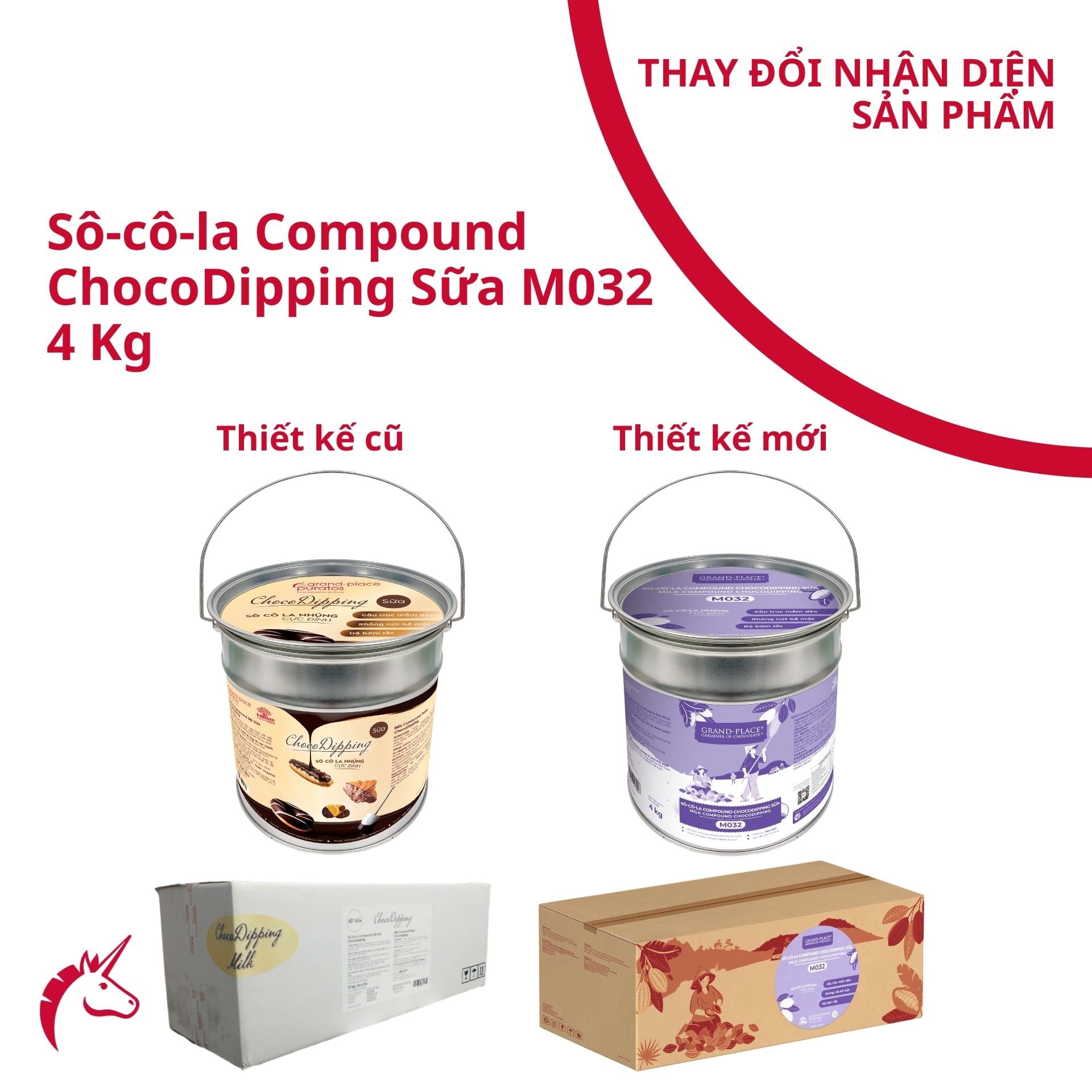 Sô-cô-la Grand-Place Nhúng Sữa Chocodipping GPM-032 4kg 4023049