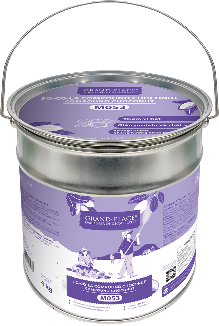 Sô-cô-la compound ChocoNut M053 3x4 KG - 4029126