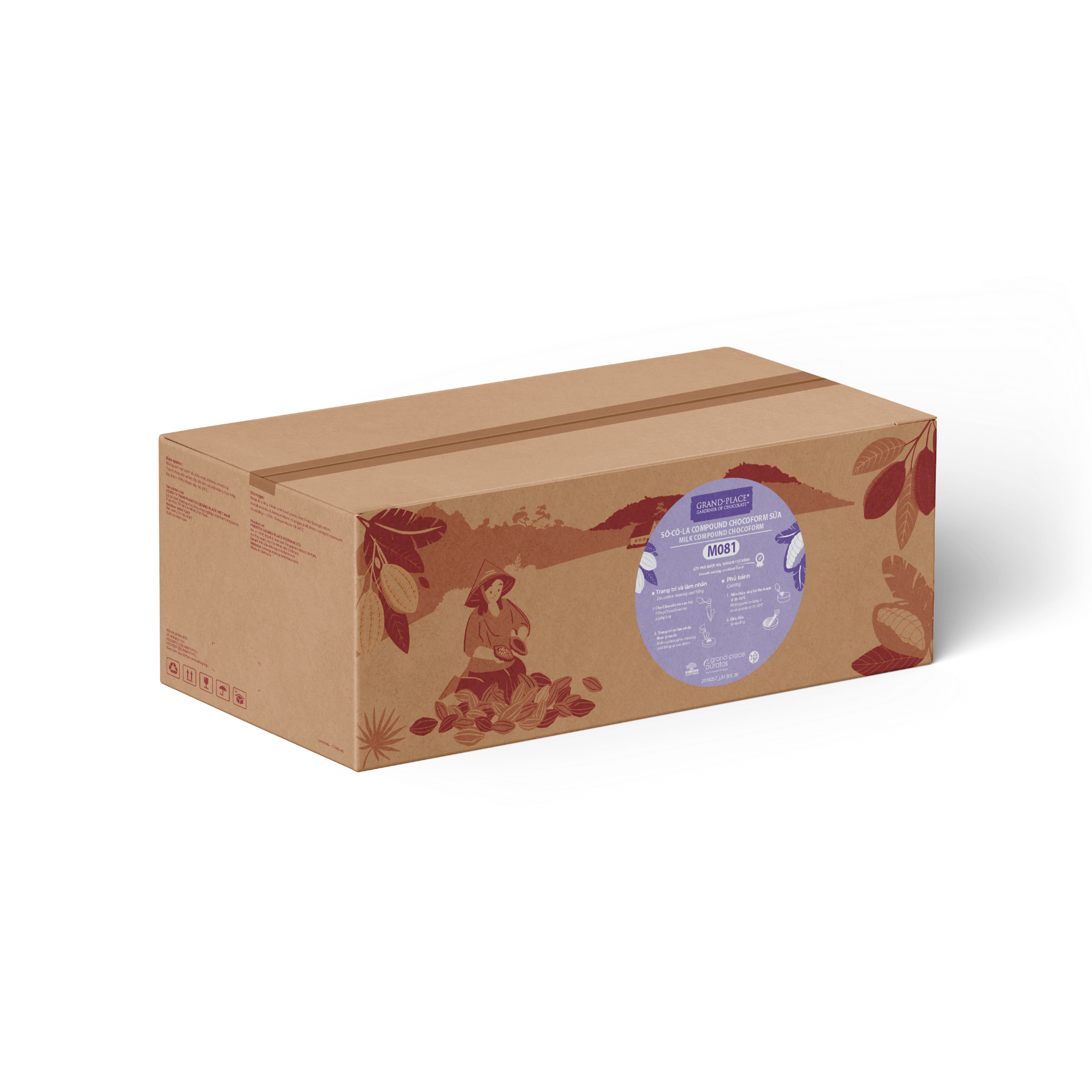 Sô-cô-la Grand-Place Sệt Sữa Chocoform GPM-081 4kg 4116197