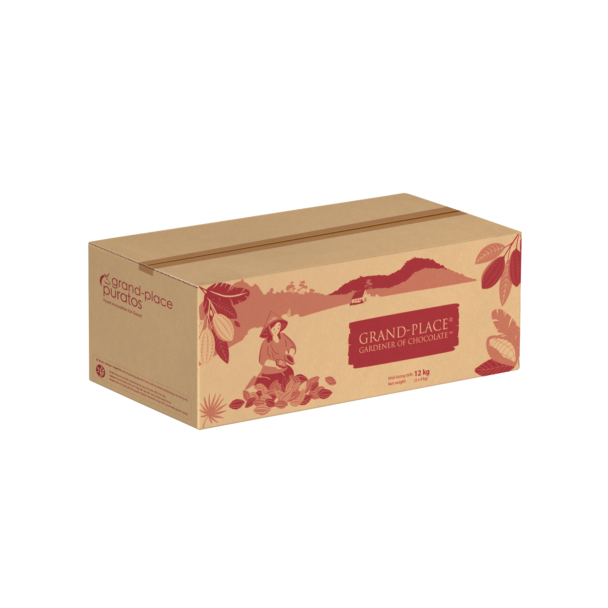 Sô-cô-la Grand-Place Sệt Trắng Chocoform GPW-082 4kg 4116223