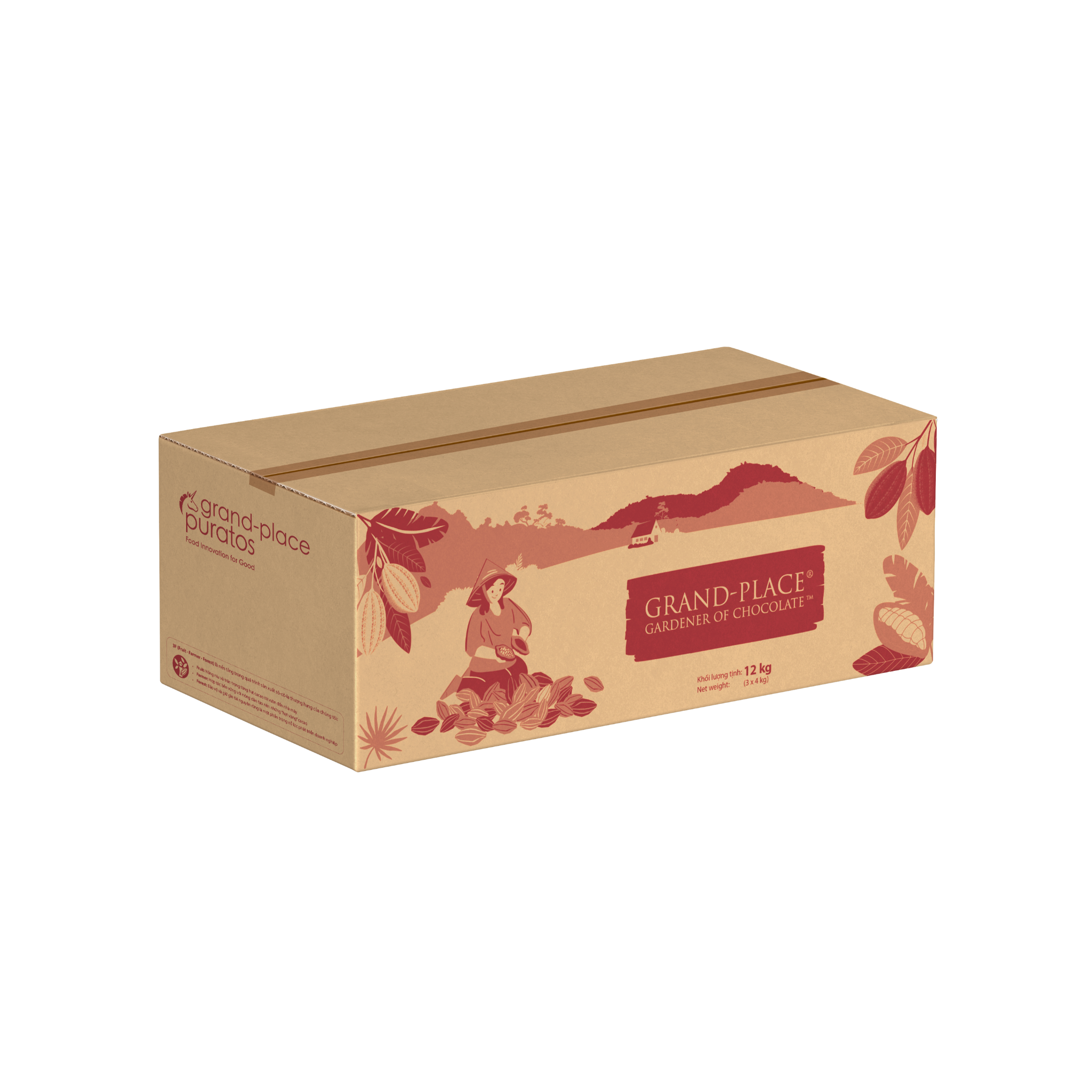 Sô-cô-la Grand-Place Sệt Sữa Chocoform GPM-081 4kg 4116197