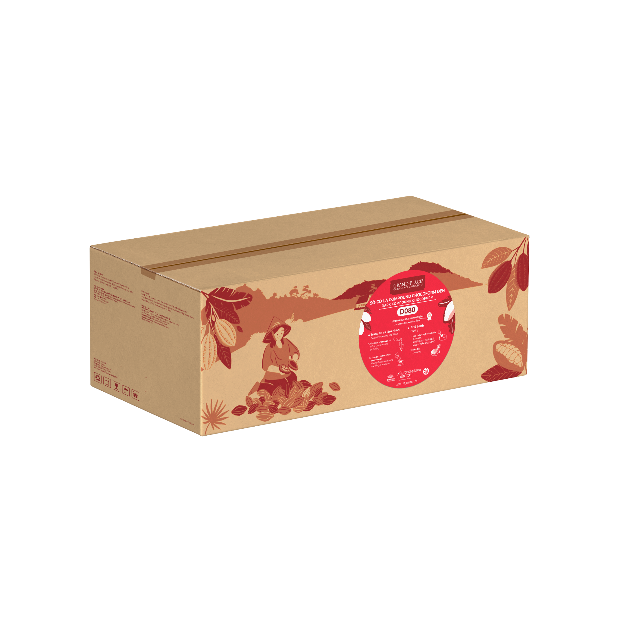 Sô-cô-la Grand-Place Sệt Đen Chocoform GPD-080 4kg 4116153