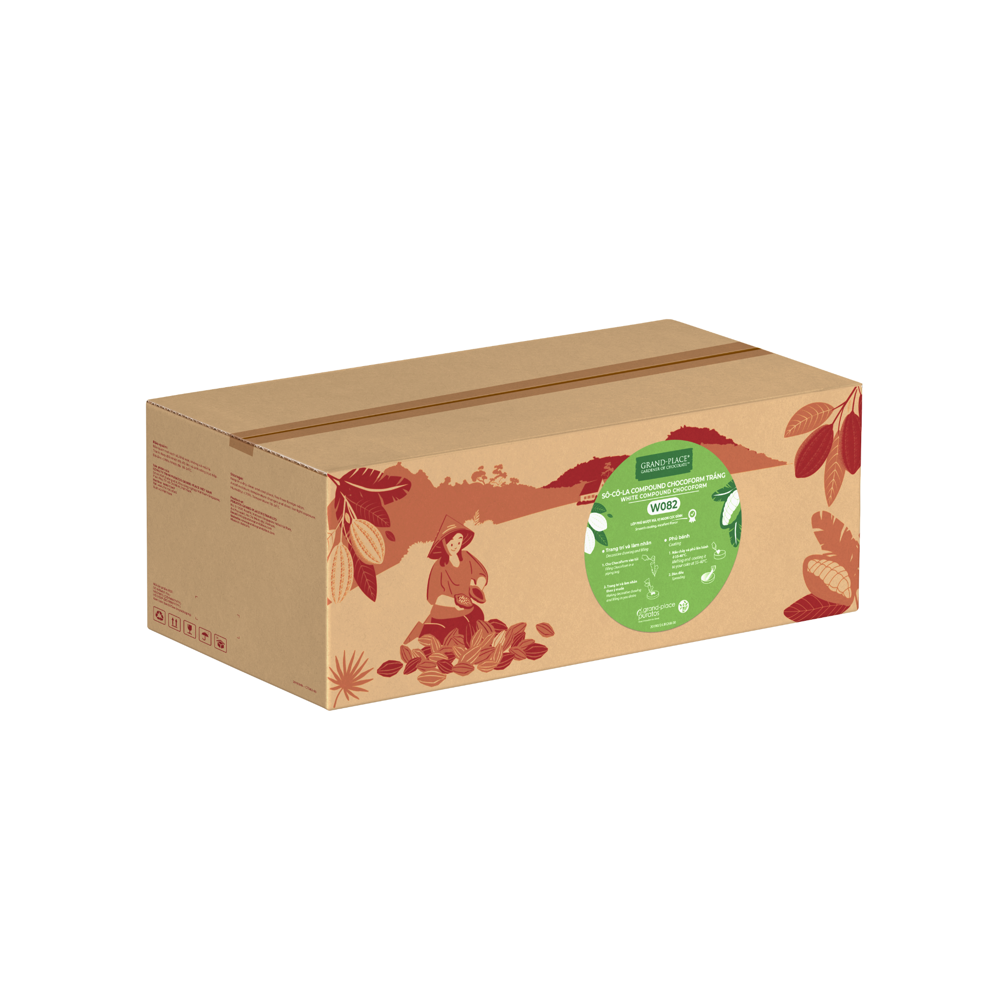 Sô-cô-la Grand-Place Sệt Trắng Chocoform GPW-082 4kg 4116223