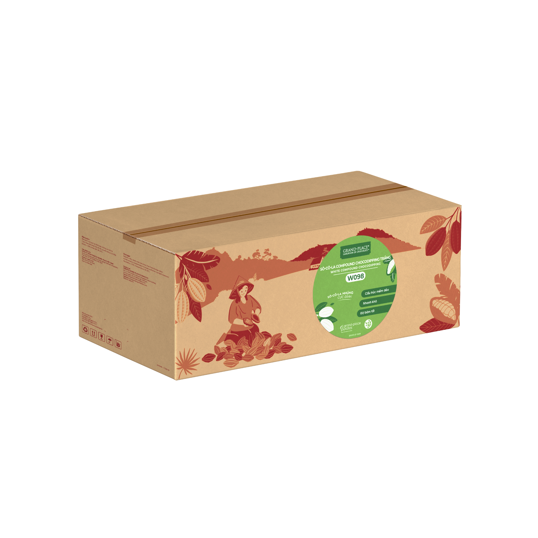 Sô-cô-la Grand-Place Nhúng Trắng Chocodipping GPW-098 4kg 4024616