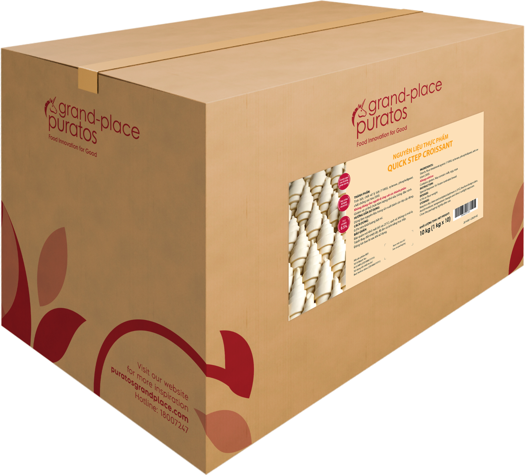 Giải Pháp Cấp Đông Quick Step Croissant  1kg - 4023612