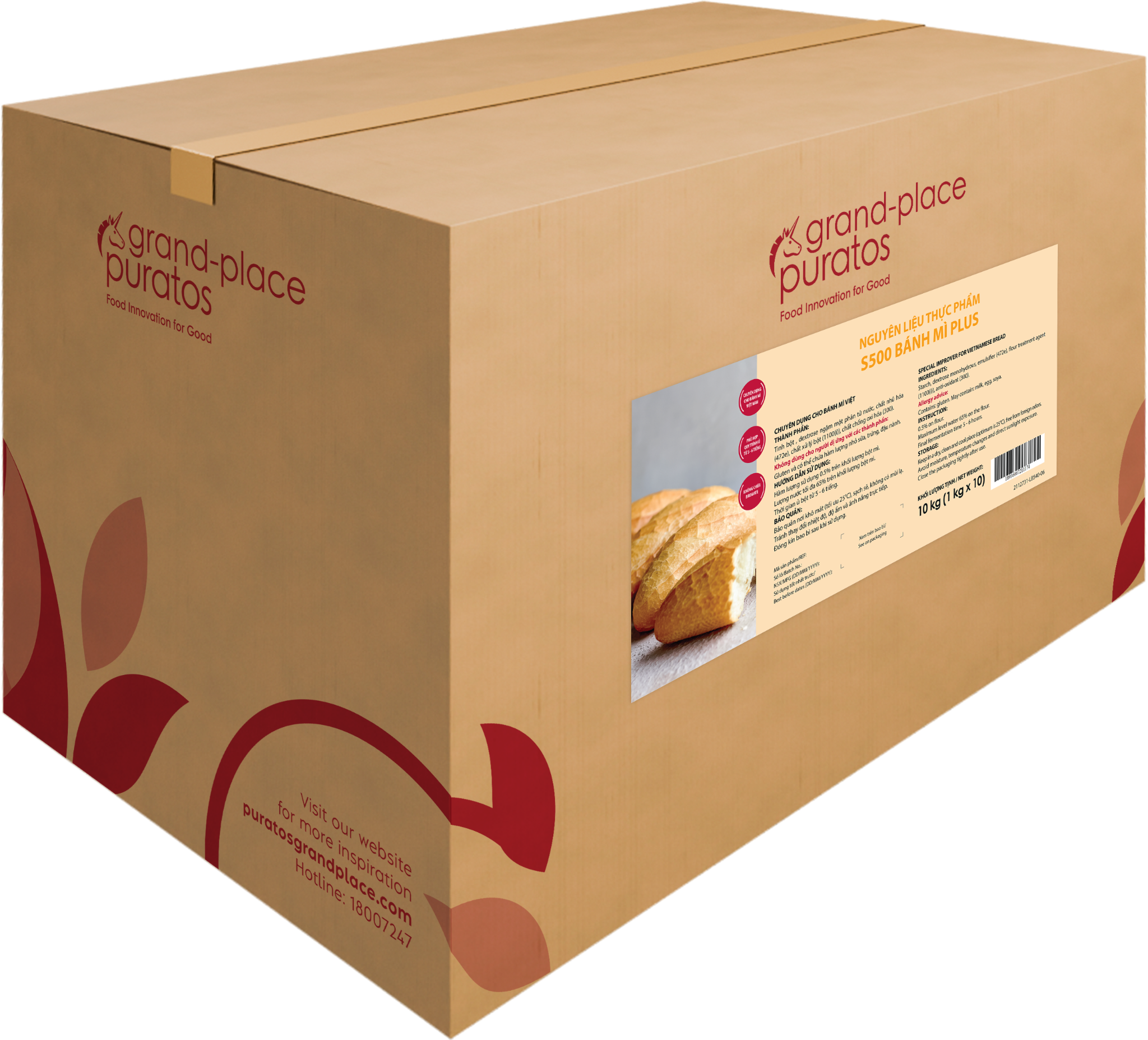 Giải Pháp Enzyme S500 bánh mì Plus  1kg - 4116080