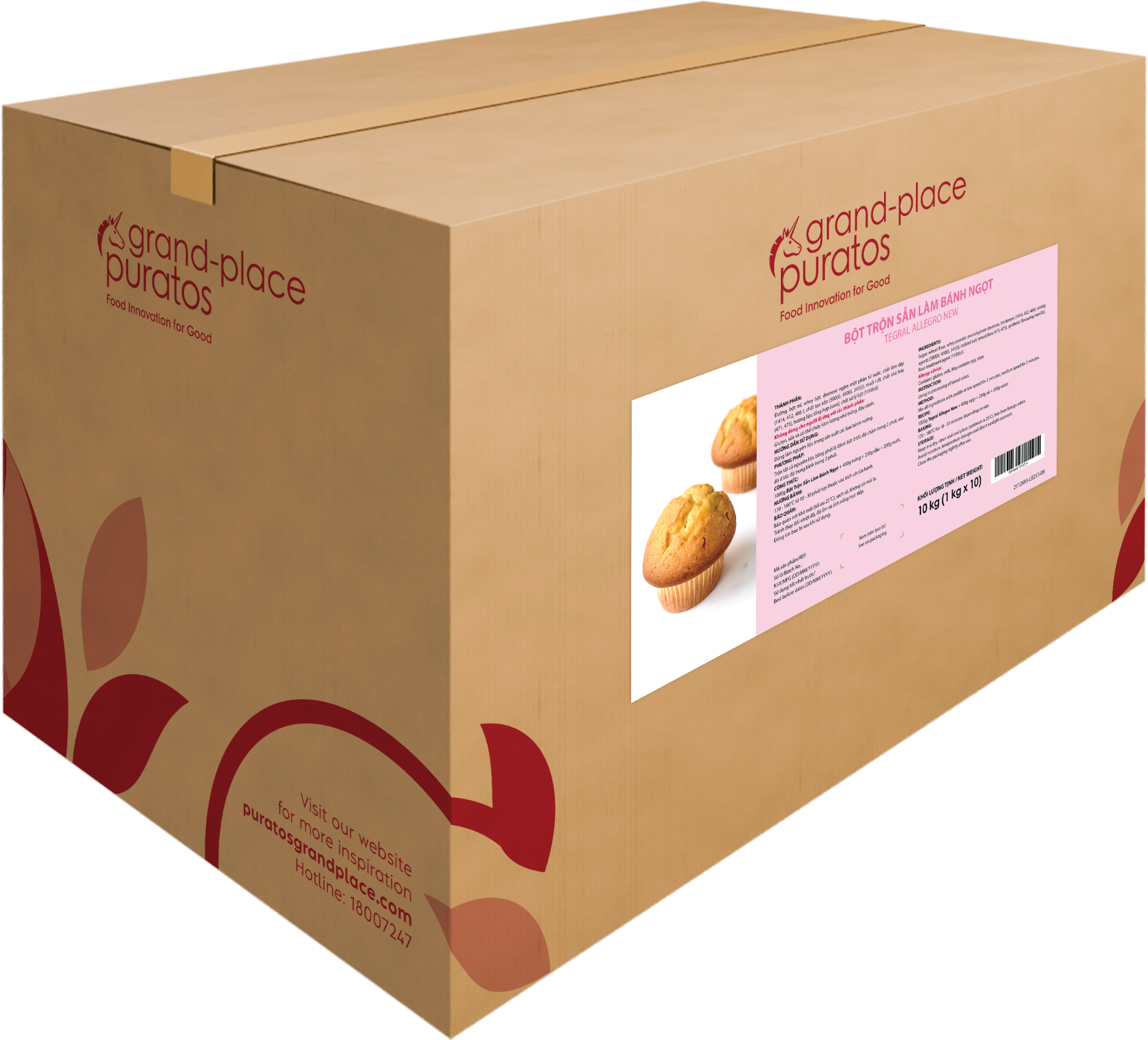 Bột trộn sẵn làm bánh Allegro New  1kg - 4116106