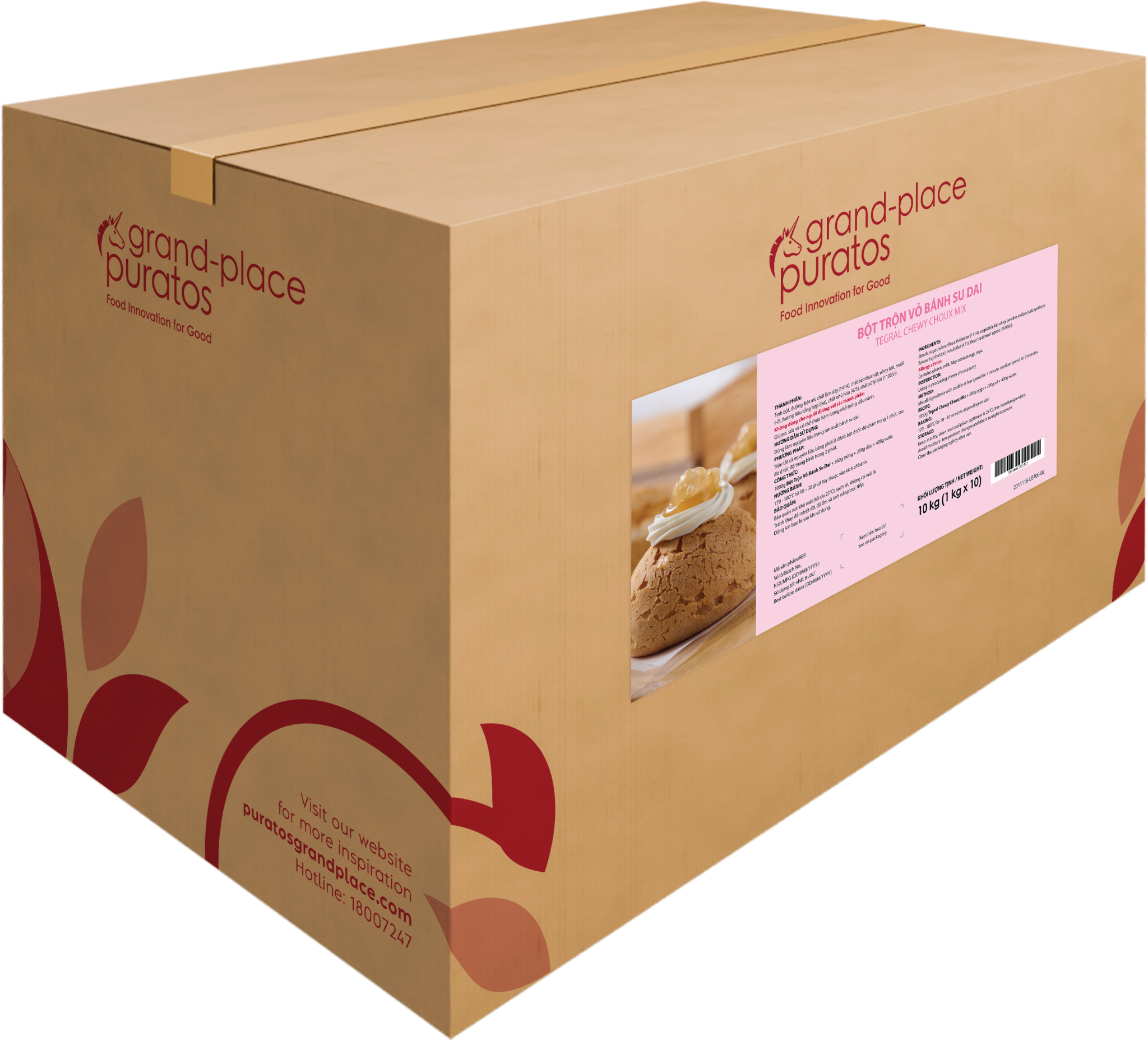 Bột Trộn Sẵn Bánh Su Dai 1kg - 4116299