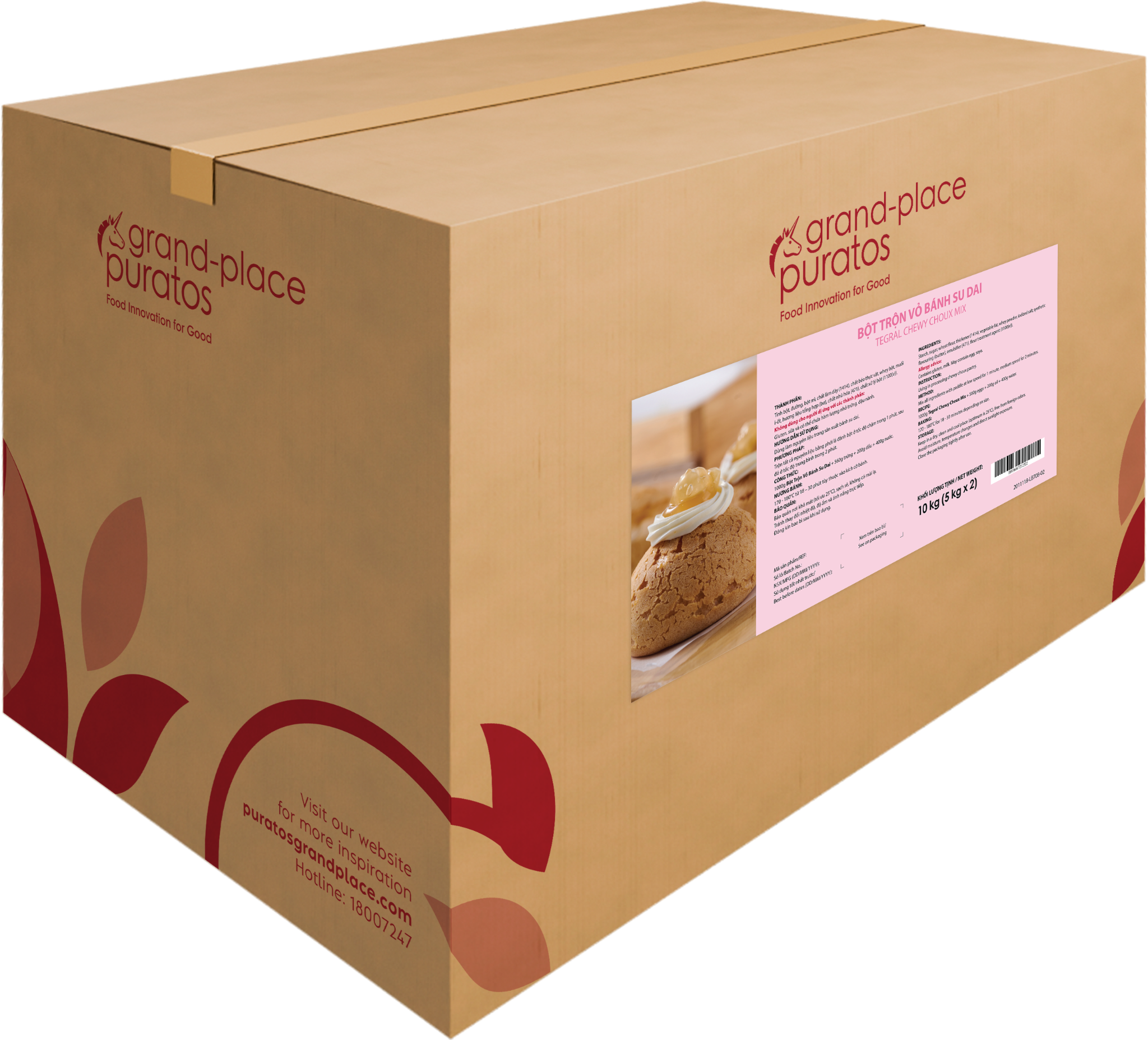 Bột Trộn Sẵn Bánh Su Dai 5kg - 4116300