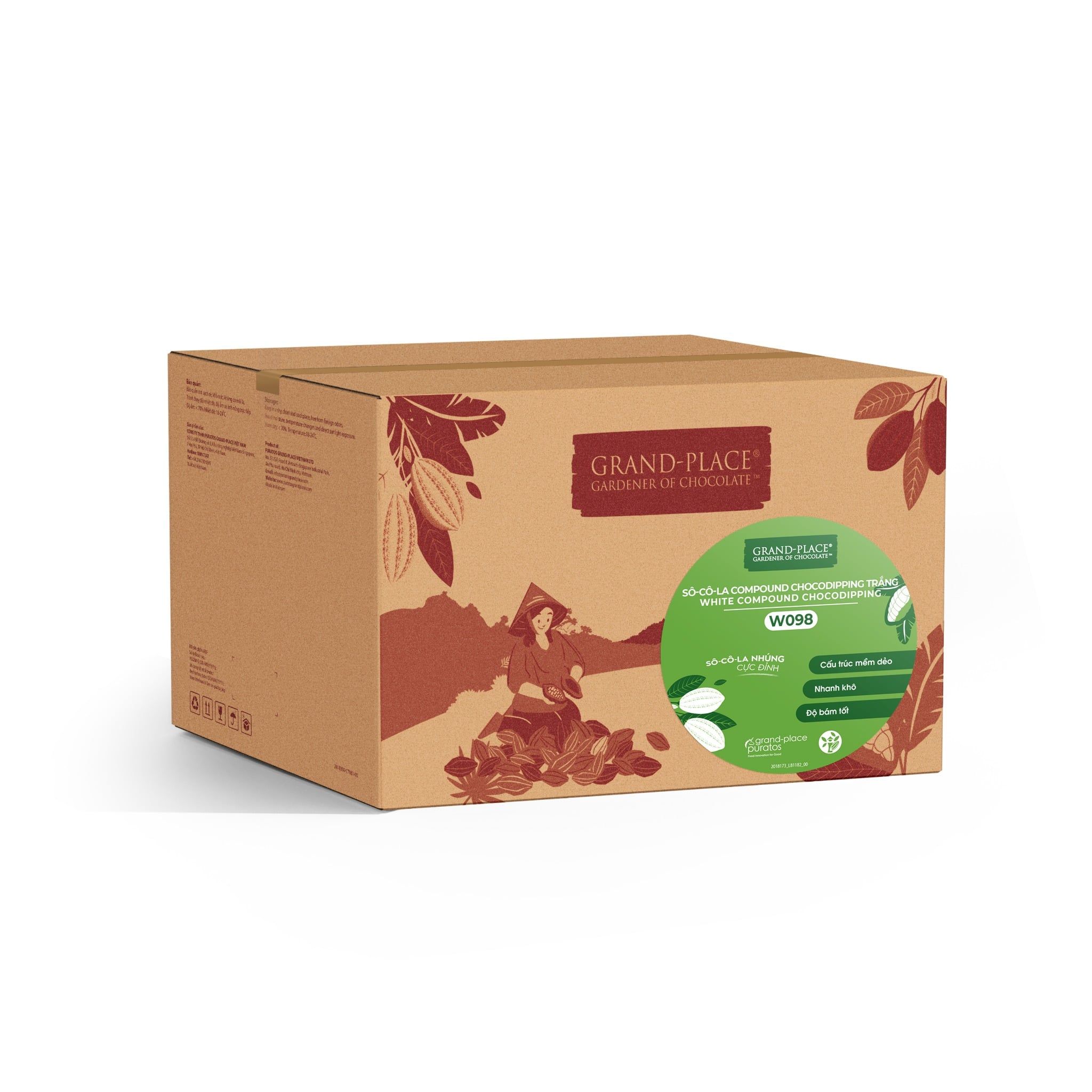 Sô-cô-la Grand-Place Nhúng Trắng Chocodipping GPW-098 1kg 4024617