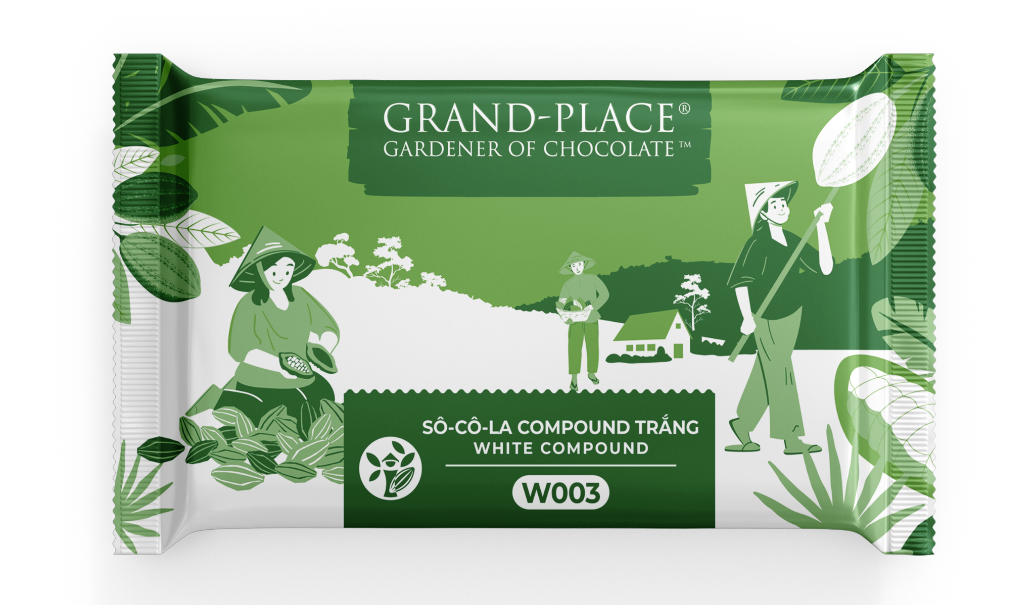 Sô-cô-la Grand-Place Thẻ Trắng GPW-003 1kg 4116199