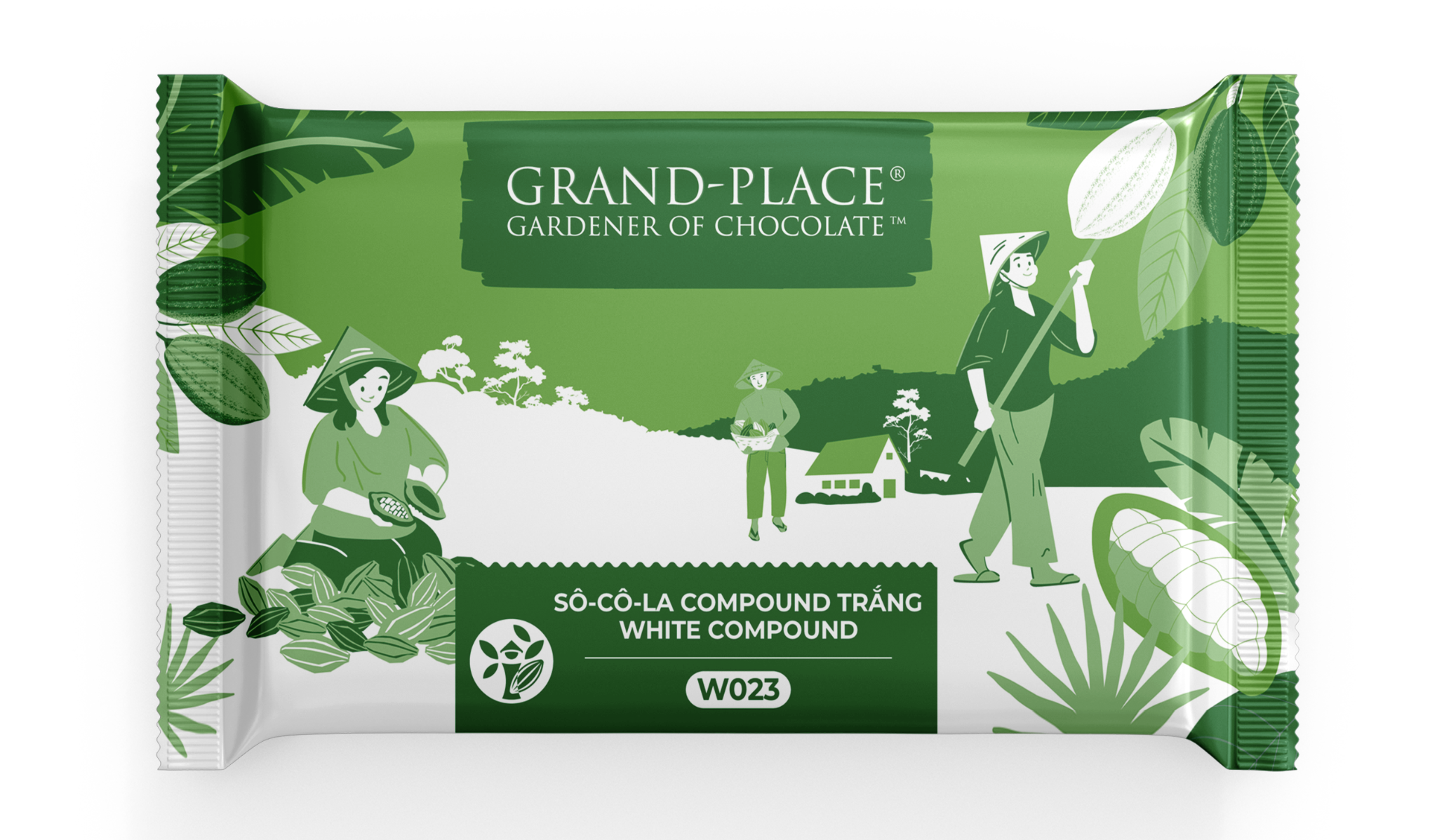 Sô-cô-la Grand-Place Thẻ Cực Trắng GPW-023 1kg 4116211