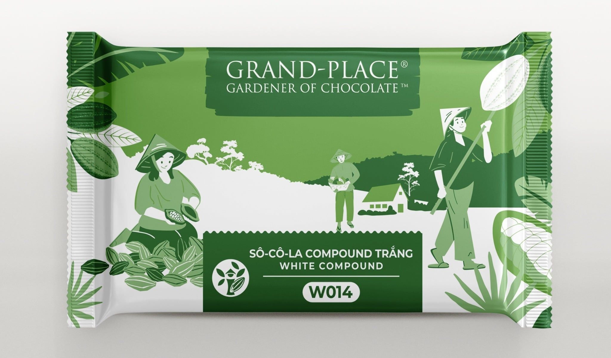 Sô-cô-la Grand-Place Thẻ Trắng GPW-014 1kg 4116205