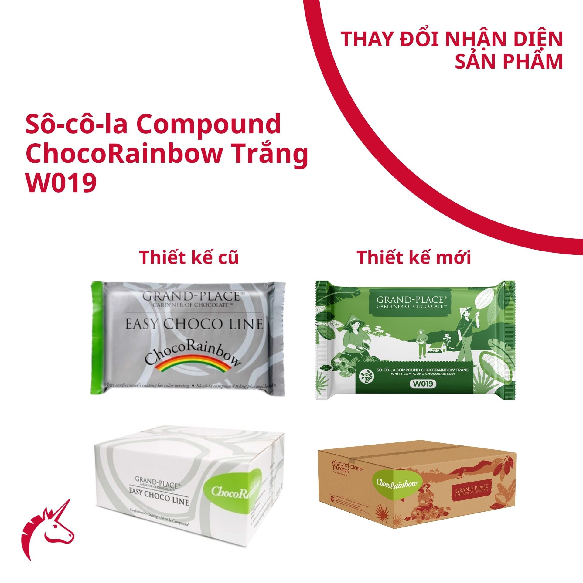 Sô-cô-la Grand-Place Thẻ Trắng Chocorainbow GPW-019 1kg 4116209