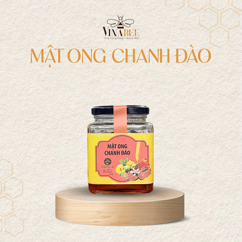  Mật ong chanh đào 450g 