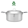 Nồi Titanium Keith Ti6018 2500ml Siêu Nhẹ - Hàng Táo Tám