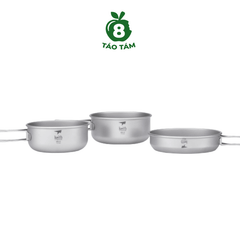 Bộ Nồi Chảo Titanium Keith Ti6053 3 Món - Hàng Táo Tám