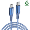 Cáp Innostyle PowerFlex USB-C to USB-C 1.5M 60W Blue ICC150ALBLU - HÀNG TÁO TÁM