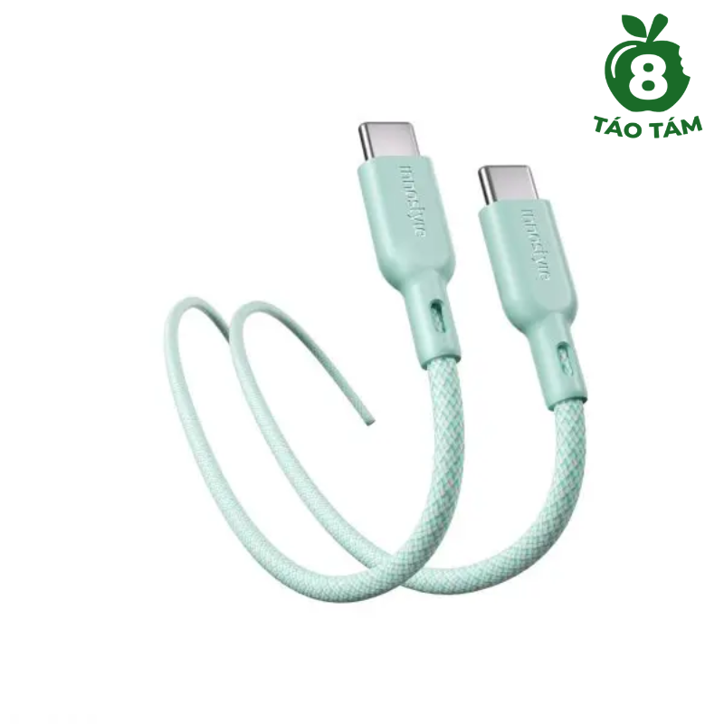 Cáp Innostyle PowerNova USB-C to USB-C 1.5M 60W Light Green - HÀNG TÁO TÁM
