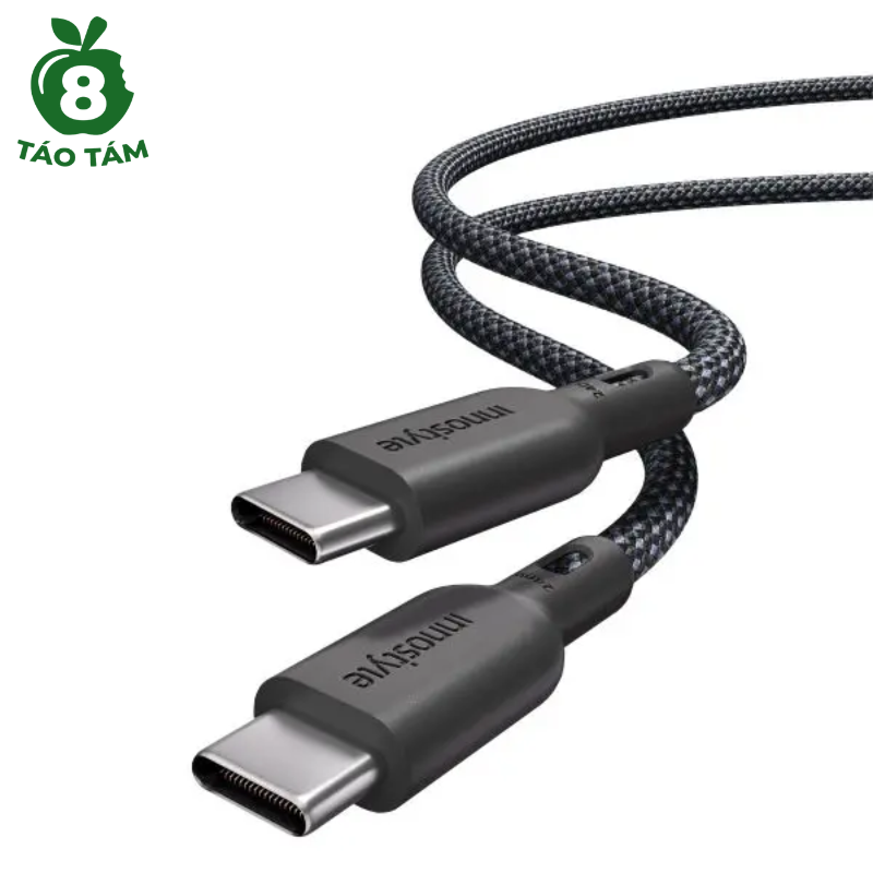 Cáp Innostyle PowerNova USB-C to USB-C 1.5M 240W Black - HÀNG TÁO TÁM