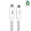 Cáp HyperDrive USB4 Braided Performance 1.2M White - HÀNG TÁO TÁM