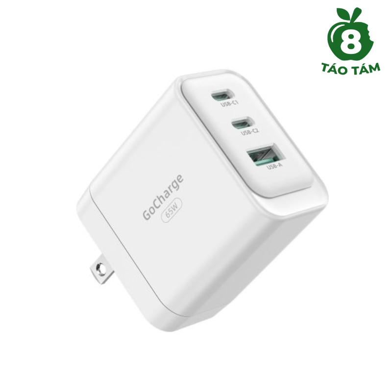 Sạc nhanh 65W Innostyle GoCharge 2C1A PD Fast Charger IC65-3WHT-US - HÀNG TÁO TÁM