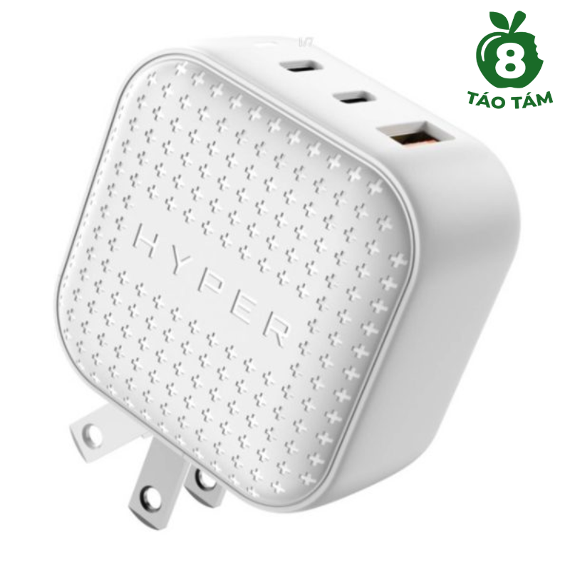Sạc đa cổng HyperJuice GaN 66W Charger Smallest White HJ265-WHITE - HÀNG TÁO TÁM