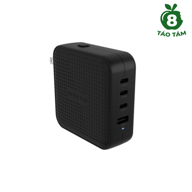 Sạc đa năng HyperJuice 70W USB-C GaN Travel Charger Black - HÀNG TÁO TÁM