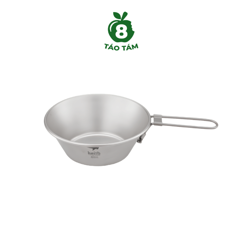 Chén Gấp Gọn Titanium Keith Ti5320 300ml - Hàng Táo Tám