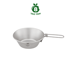 Chén Gấp Gọn Titanium Keith Ti5320 300ml - Hàng Táo Tám