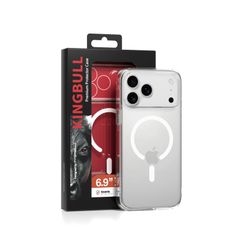 Ốp Lưng Magsafe Mipow Kingbull Tempered Glass Transparent iPhone 17 Series 2025