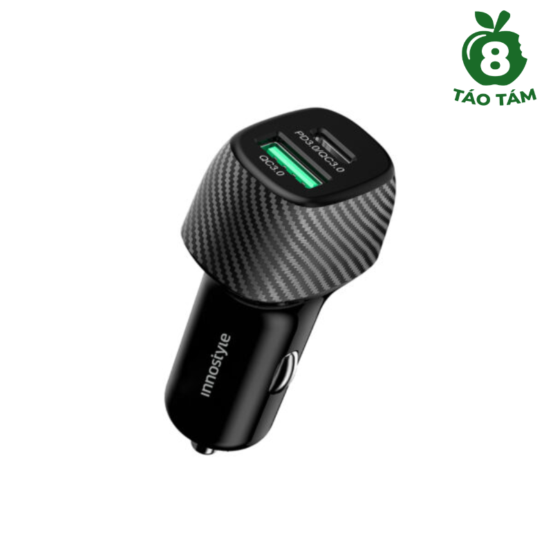 Sạc nhanh xe hơi Innostyle PowerOn Speed 48W PD/QC3.0 - HÀNG TÁO TÁM