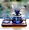 Phễu Lọc Cà Phê V60 Brewista Tornado Dripper Thủy Tinh – Màu Xanh Đen Pour Over Chính Hãng
