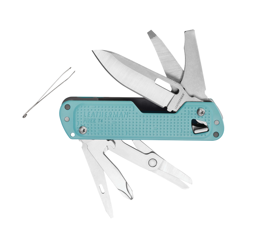 Leatherman FREE T4 – Dao Đa Năng Mini 12 Công Cụ, Mở Một Tay, Chính Hãng USA