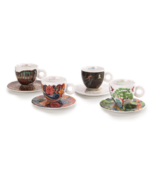 Set Of 4 Cappuccino Cups - The Biennale Arte 2024 illy Art Collection - Hàng Táo Tám