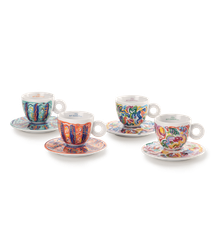Bộ 4 Tách Cappuccino Nghệ Thuật Sol Calero – Set of 4 Cappuccino Cups Art Collection Cao Cấp