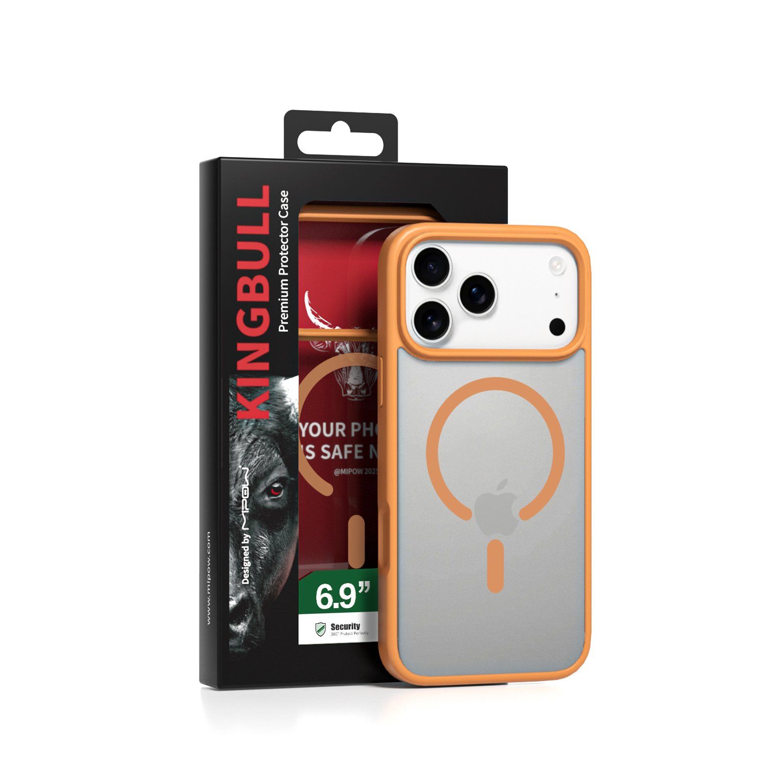 Ốp lưng Magsafe Mipow Kingbull MATTEX iPhone 17 Series 2025