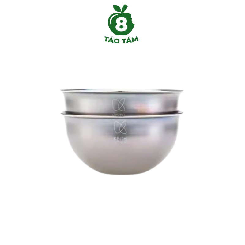 Bộ 2 Cốc Trà 2 Lớp Keith Titanium Ti3936 45ml - Hàng Táo Tám