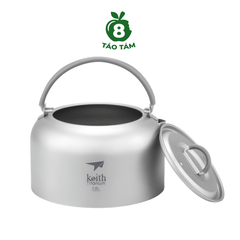 Ấm Đun Nước Keith Titanium Ti3901 1000ml - Hàng Táo Tám
