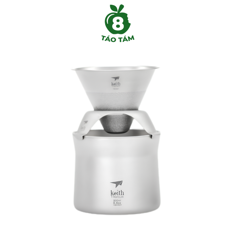 Bộ Dụng Cụ Pha Trà Cà Phê Keith Ti3911 220ml - Hàng Táo Tám