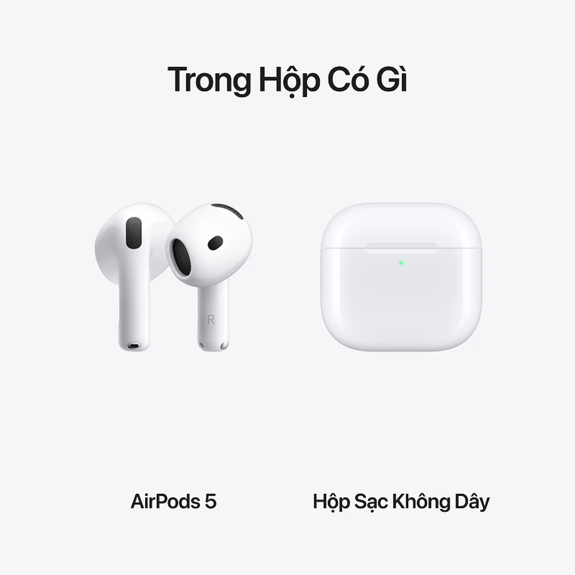 Tai nghe AirPods 5 hộp sạc không dây - Hàng Táo Tám