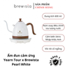 Ấm điện cổ ngỗng YearnTour x Brewista 600ml Flow Controller – Matte Black | Điều chỉnh dòng chảy – Pour-Over chuyên nghiệp