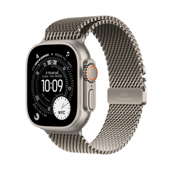 Apple Watch Ultra 3 - GPS + Cellular, 49mm - Viền Titan Dây Milan Titan - Hàng Táo Tám