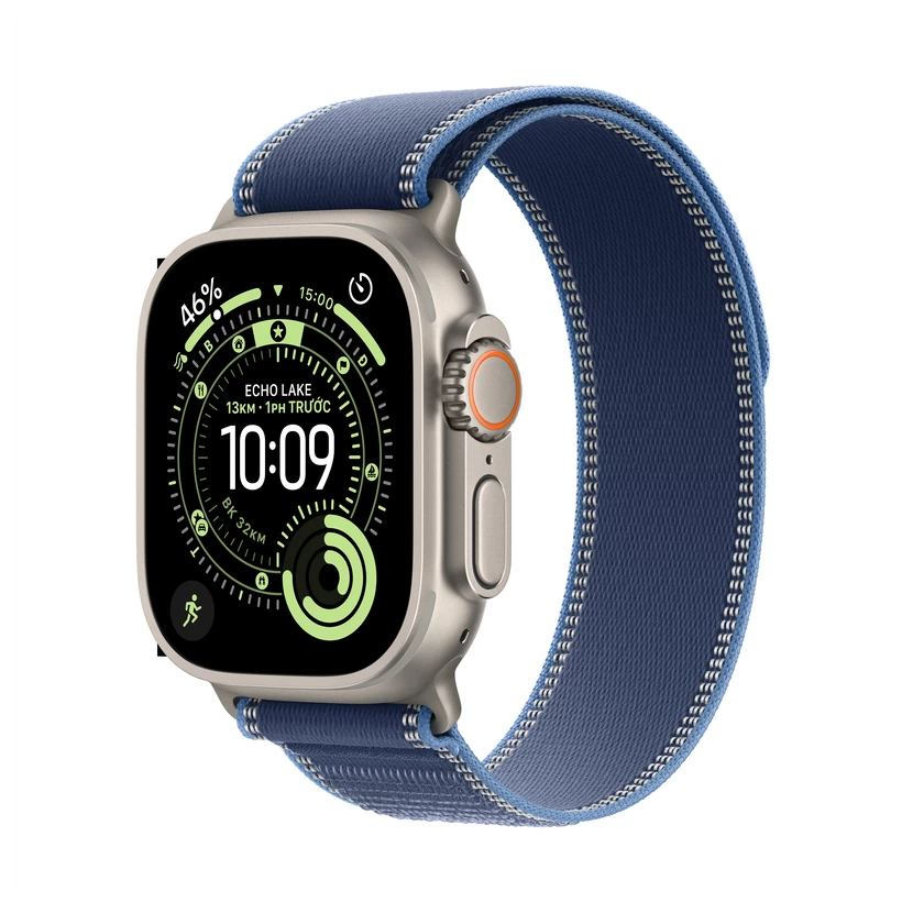 Apple Watch Ultra 3 - GPS + Cellular, 49mm - Viền Titan Dây Trail - Hàng Táo Tám